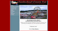 Desktop Screenshot of cumberlandcountyfair.com
