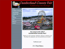Tablet Screenshot of cumberlandcountyfair.com